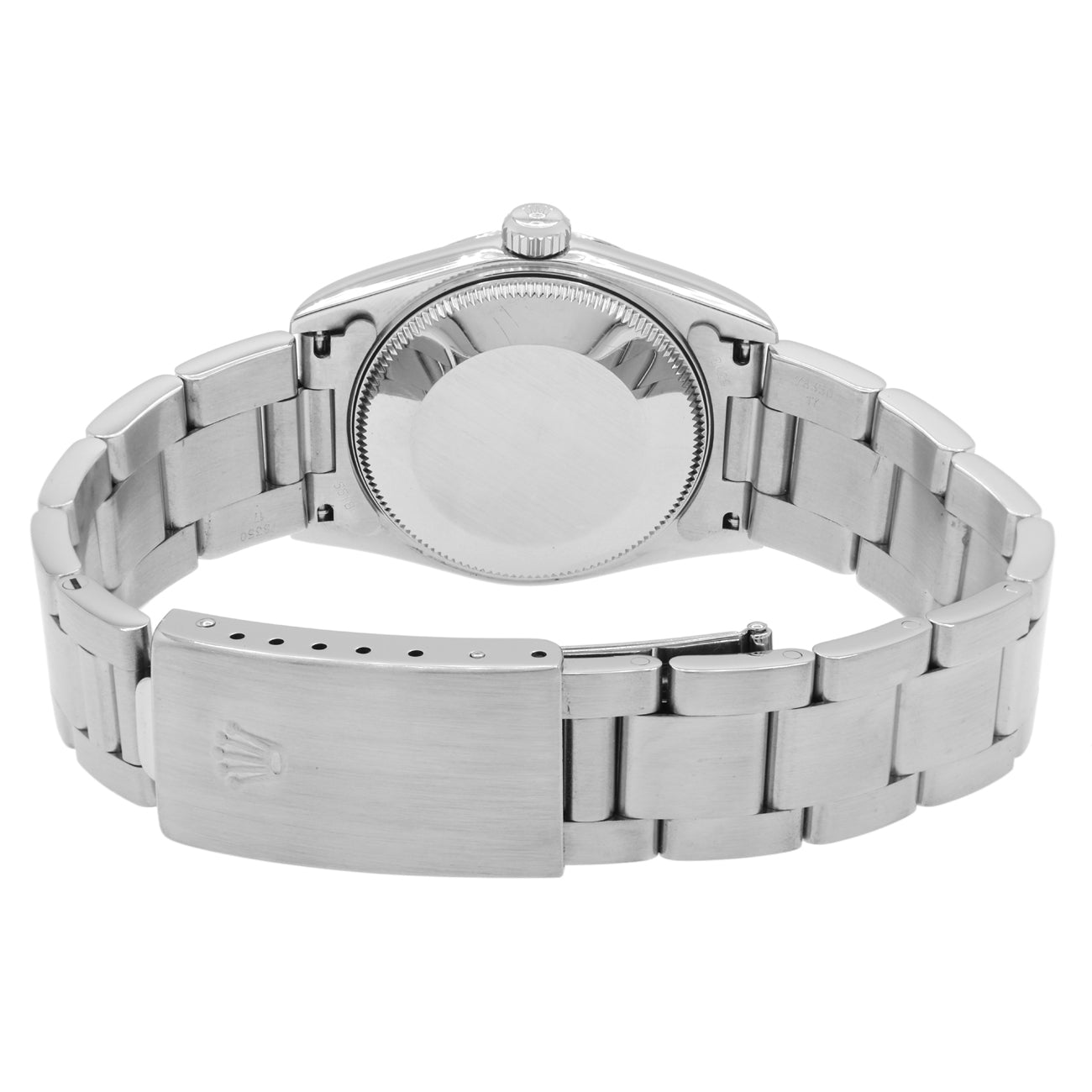 Exclusive Rolex Stainless Steel Oyster Perpetual 31 77080 — Side View