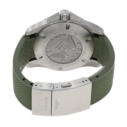 Exclusive Longines Stainless Steel HydroConquest L3.781.4.05.2 — Side View