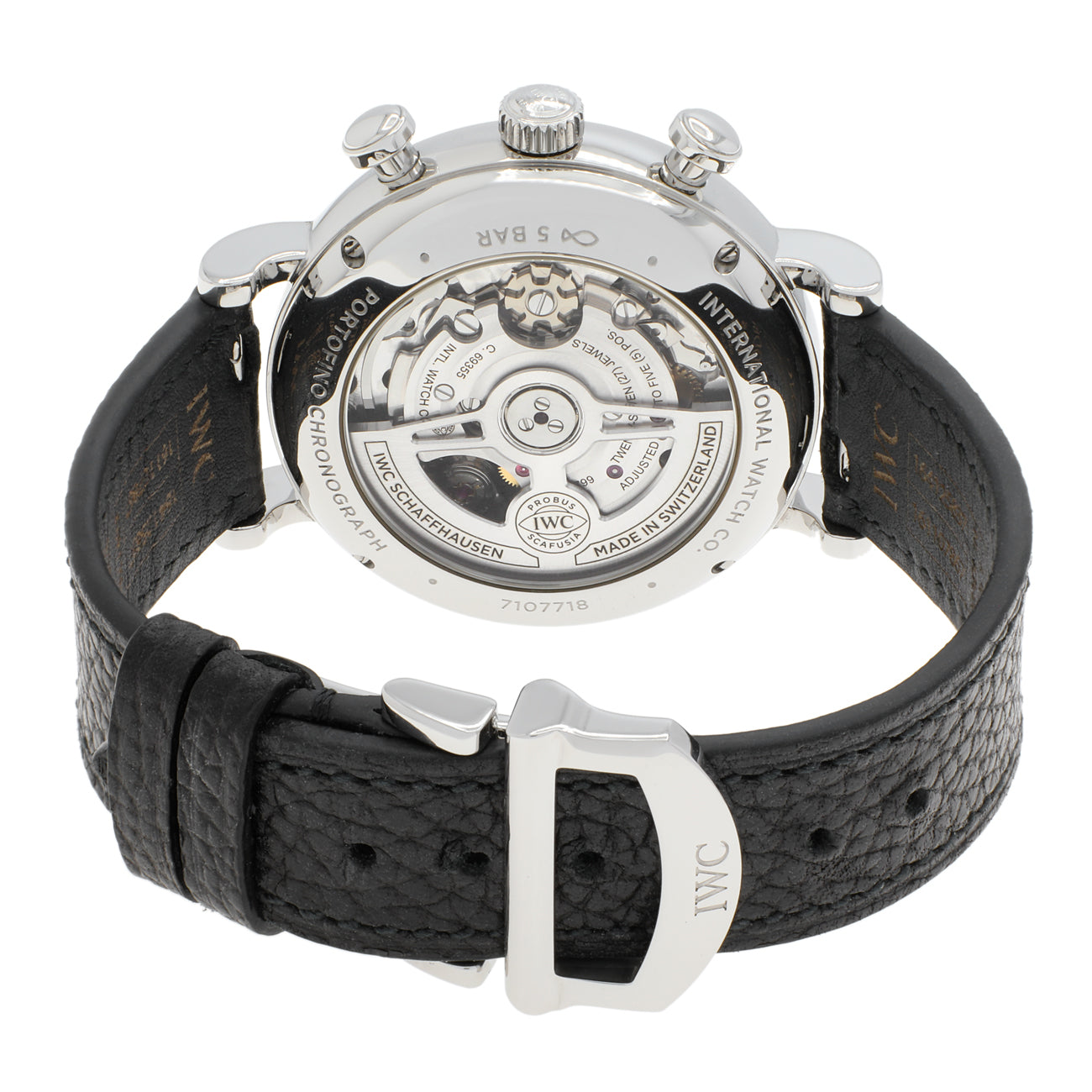 Exclusive IWC Stainless Steel Portofino Chronograph IW391502 — Side View