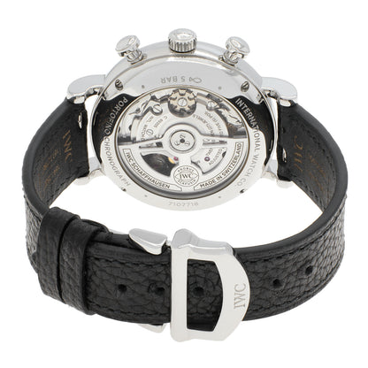 Exclusive IWC Stainless Steel Portofino Chronograph IW391502 — Side View