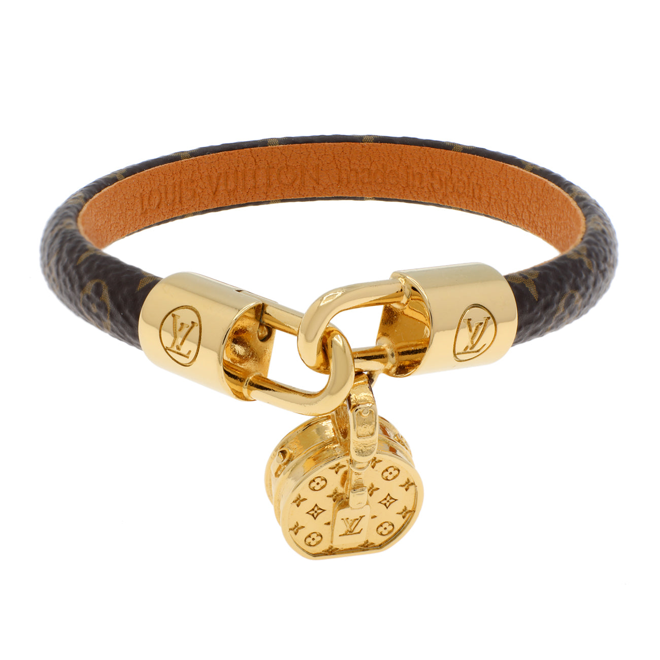 Exclusive Louis Vuitton Monogram Tribute Bracelet — Front View