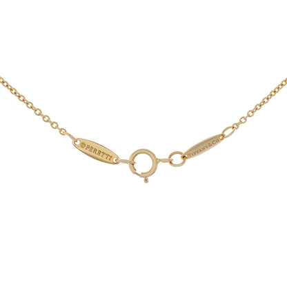 Exclusive Tiffany & Co. 18K Yellow Gold 0.17 Carat Diamonds by the Yard Single Pendant — Back View