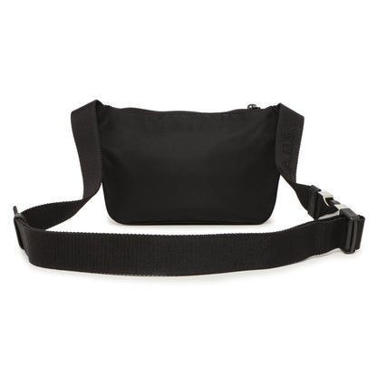 Exclusive Prada Black Re-Nylon Belt Bag — Back View