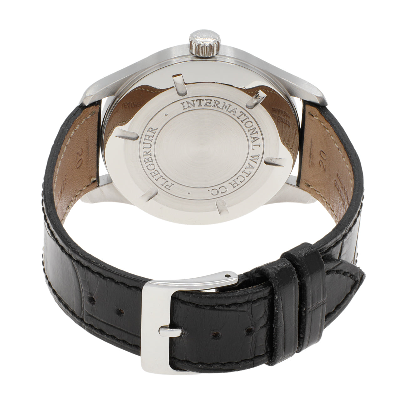 Exclusive IWC Stainless Steel Pilot Mark XVI IW325501 — Side View