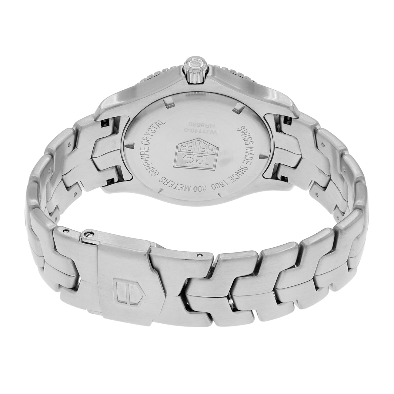 Exclusive Tag Heuer Stainless Steel Link Quartz WJ1110 — Side View