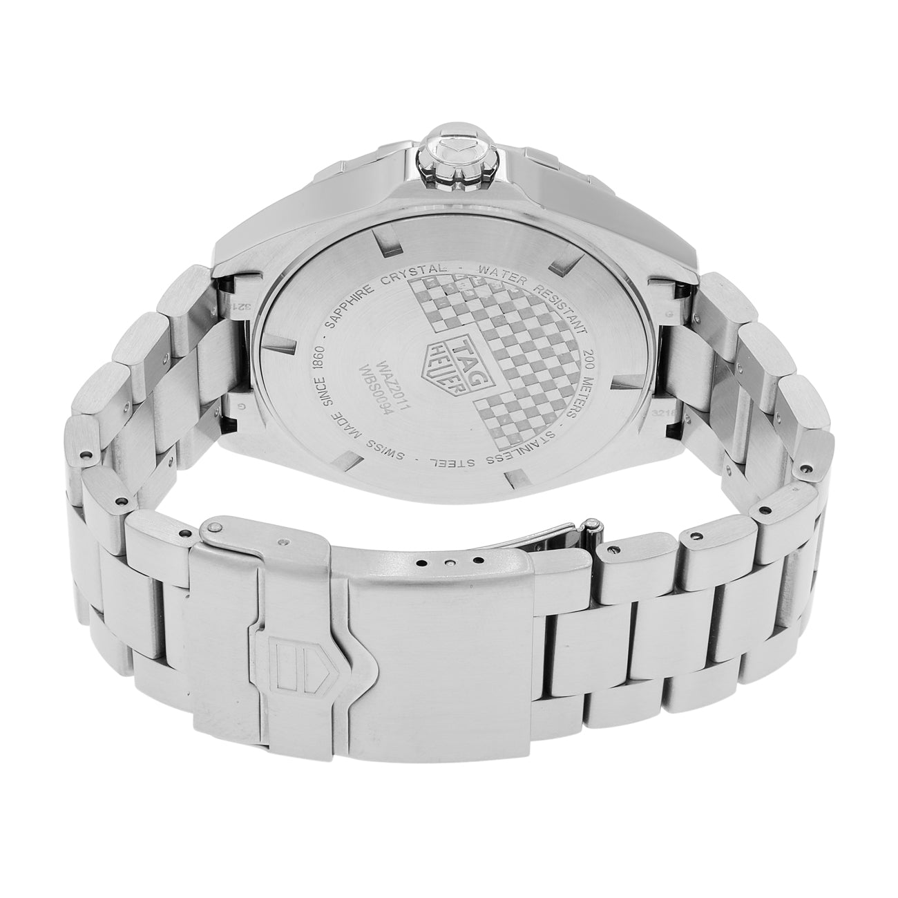 Exclusive Tag Heuer Stainless Steel Formula 1 Calibre 5 WAZ2011 — Side View
