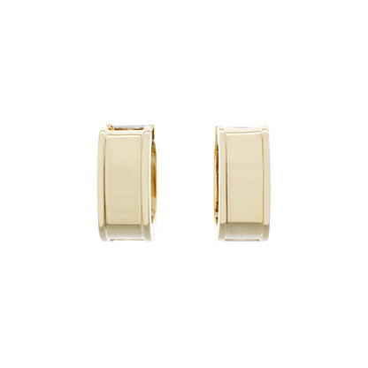 Exclusive 18K Yellow Gold 0.72 Carat Diamond Earrings — Side View