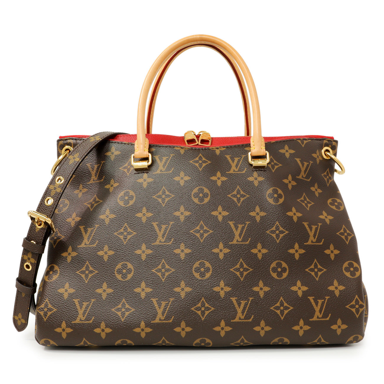 Exclusive Louis Vuitton Cherry Monogram Pallas — Front View