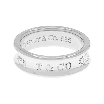 Exclusive Tiffany & Co. Sterling Silver 1837 Ring — Front View