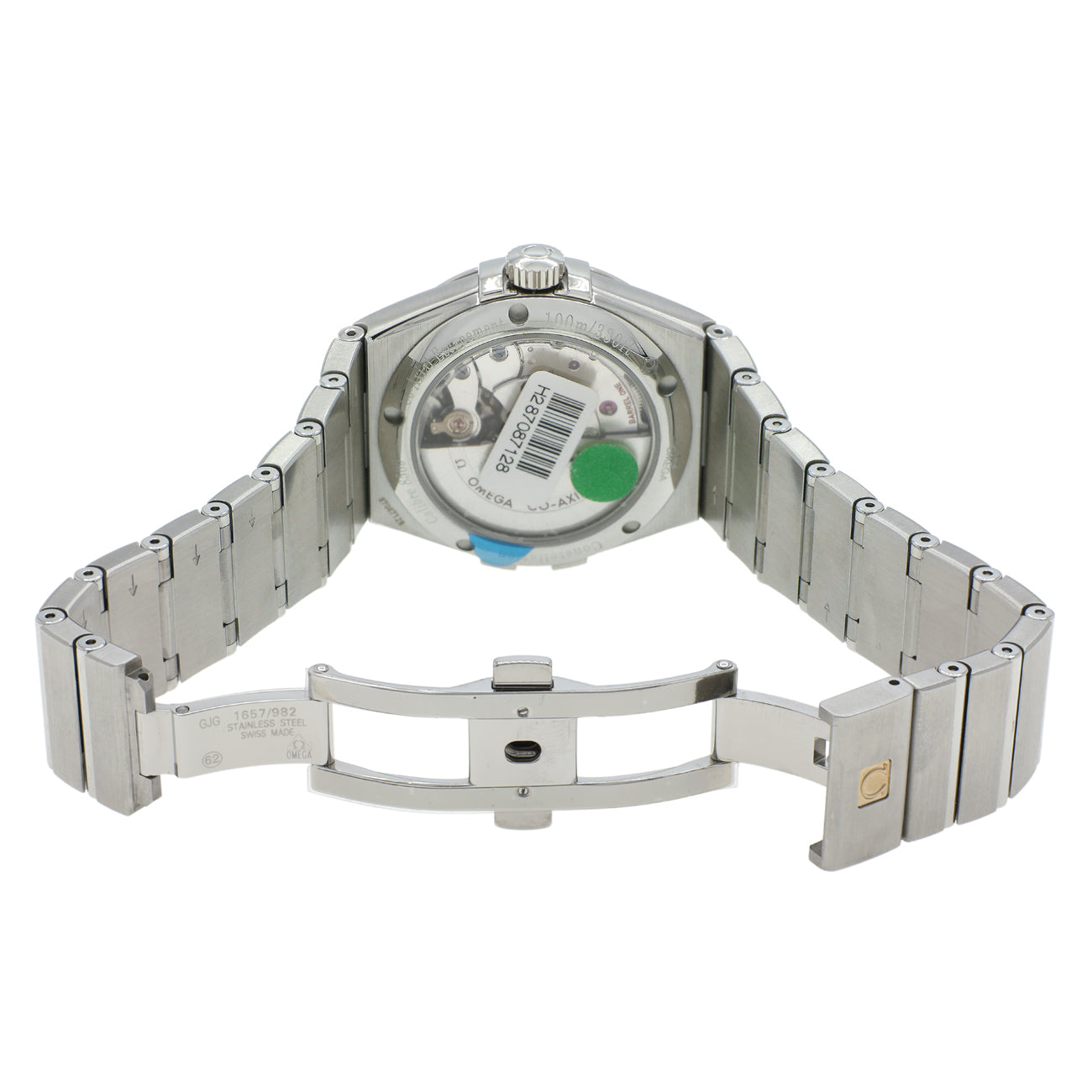 Exclusive Omega Stainless Steel Constellation Co-Axial 123.10.38.21.02.001 — Top View