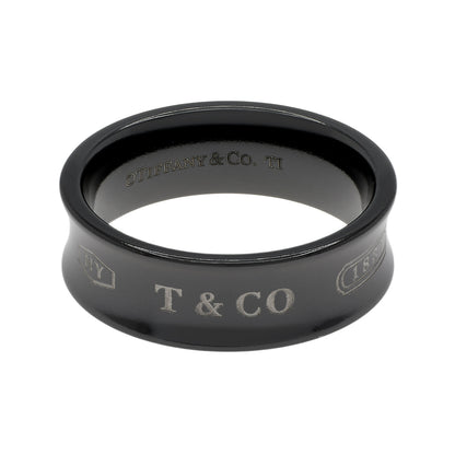 Exclusive Tiffany & Co. Titanium 1837 Ring — Front View