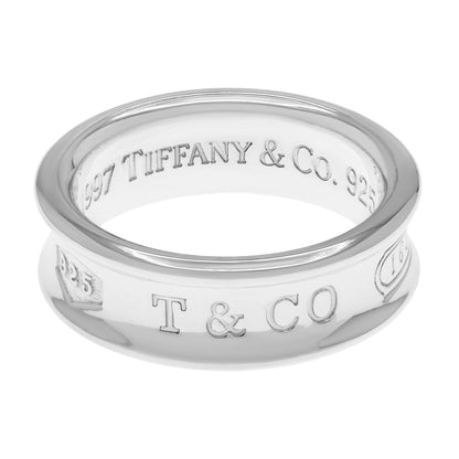 Exclusive Tiffany & Co. Sterling Silver 1837 Band Ring — Front View