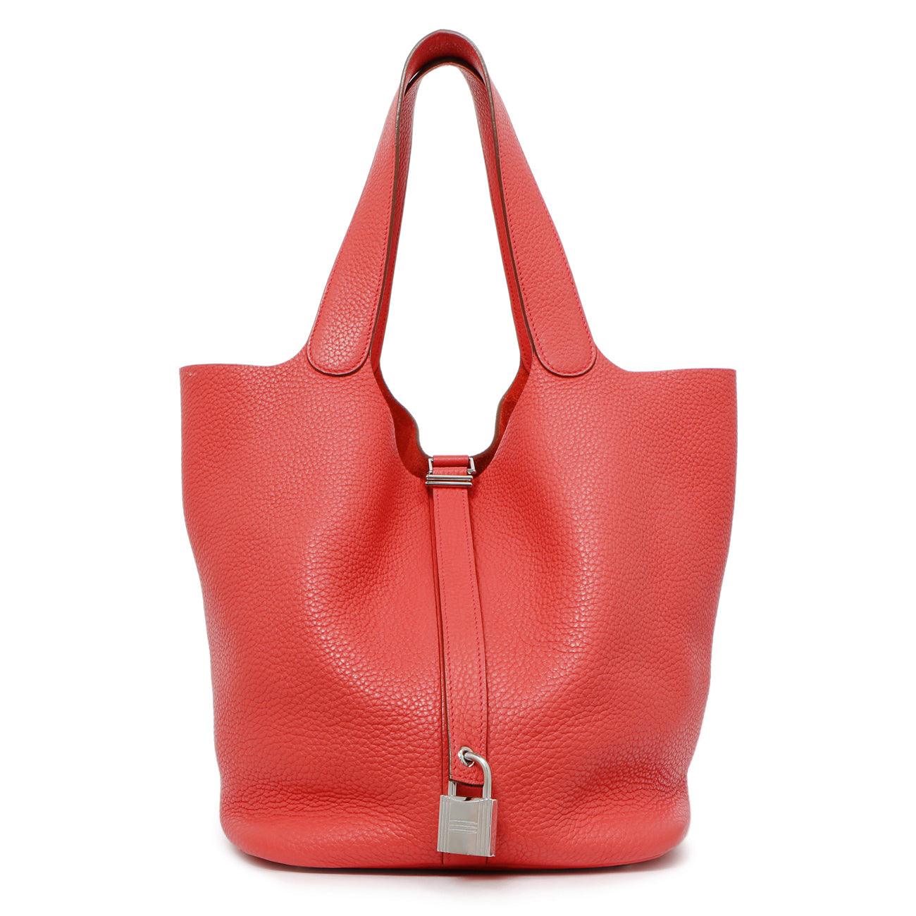 Exclusive Hermes Bougainvillea Clemence Picotin Lock 26 — Front View