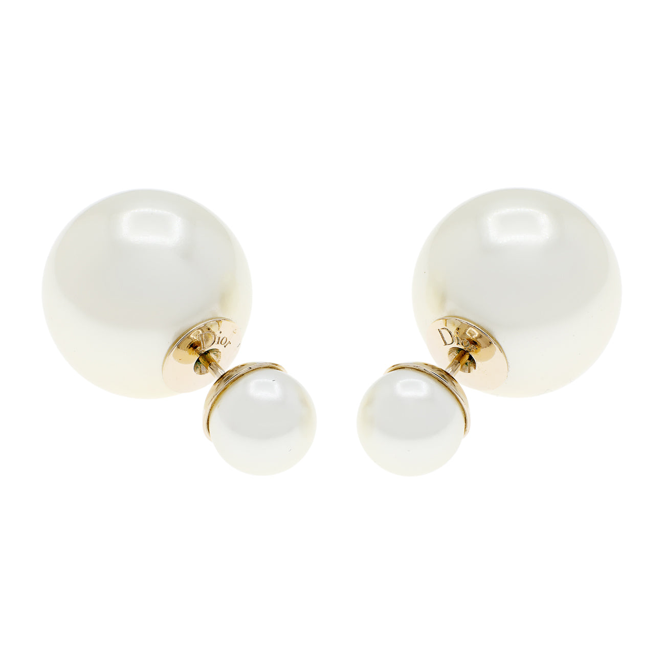 Exclusive Christian Dior Mise En Dior Tribal Earrings — Front View