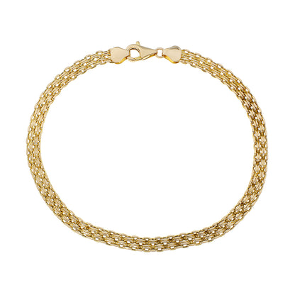 Exclusive 18K Yellow Gold Bracelet — Front View