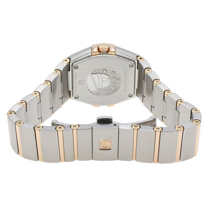 Exclusive Omega Stainless Steel 18K Rose Gold Constellation 123.20.27.60.63.001 — Side View