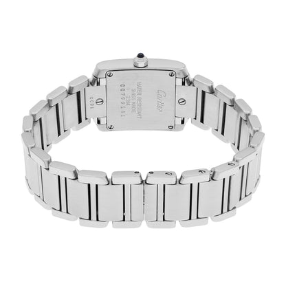 Exclusive Cartier Stainless Steel Tank Francaise W51008Q3 2384 — Side View