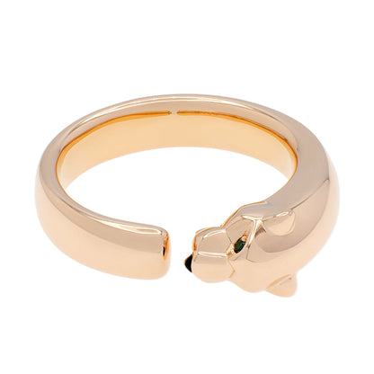 Exclusive Cartier 18K Rose Gold Small Panthère de Cartier Ring — Front View