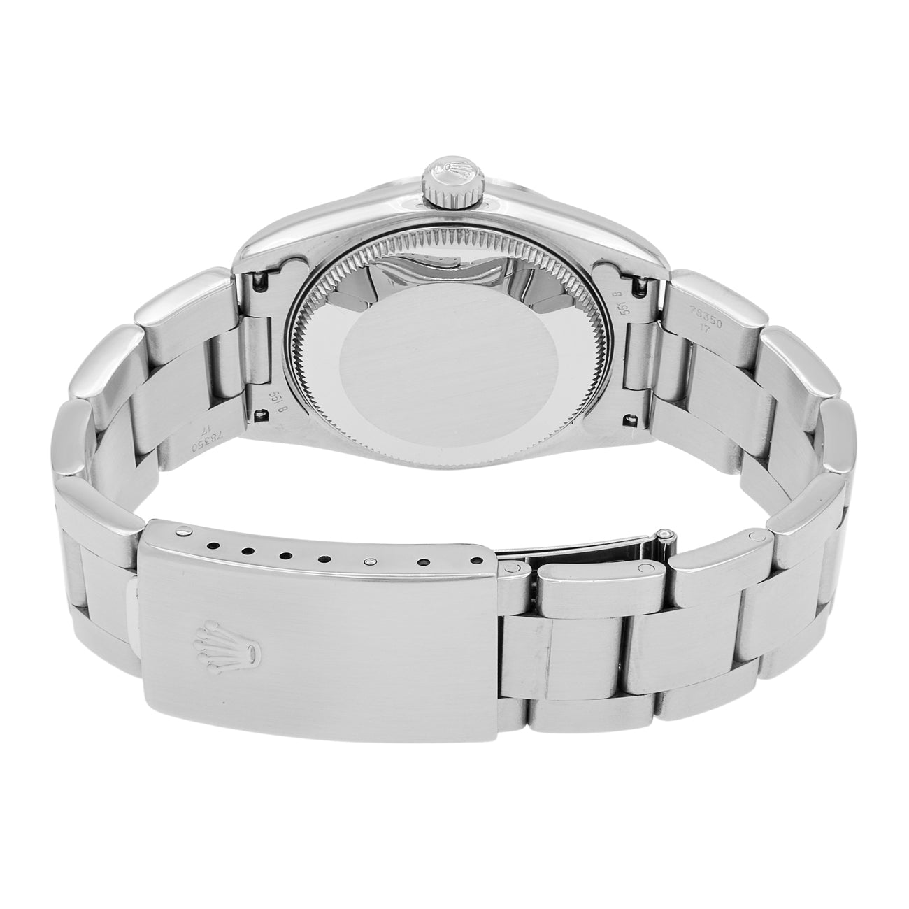 Exclusive Rolex Stainless Steel Oyster Perpetual 31 77080 — Side View