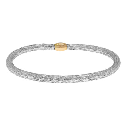 Exclusive 14K White Gold Flex Bracelet — Front View