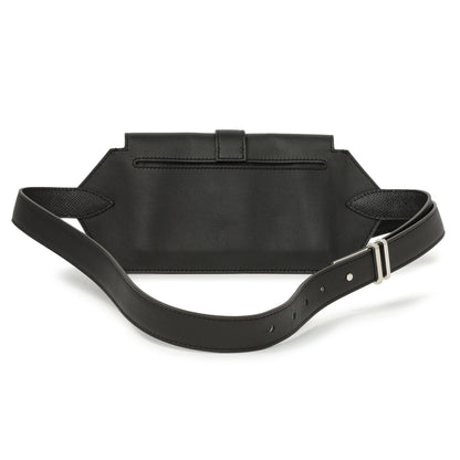 Exclusive Hermes Black Swift Elan Pocket Belt Bag — Side View