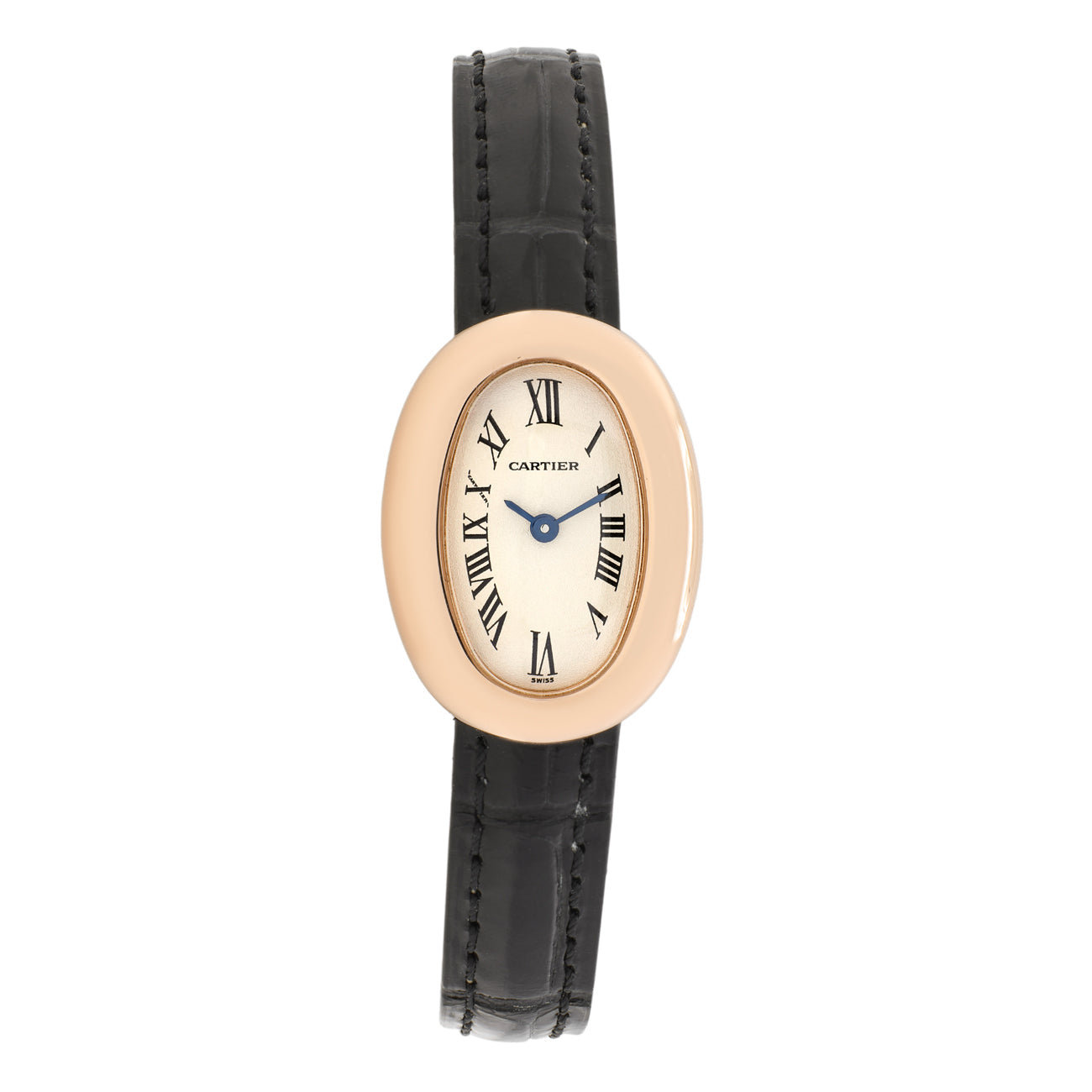 Exclusive Cartier 18K Rose Gold Mini Baignoire 2333 — Front View