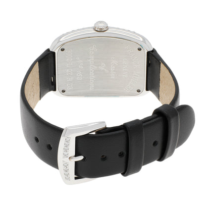 Exclusive Franck Muller Stainless Steel Diamond Galet 3002 L QZ R D3 — Side View