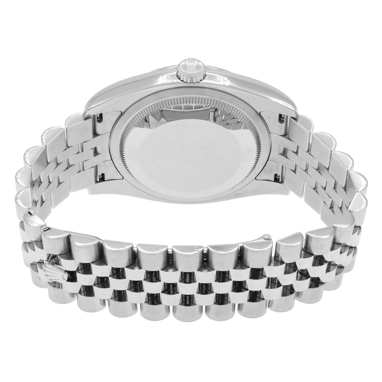 Exclusive Rolex Stainless Steel 18K White Gold Diamond Datejust 36 116234 — Side View