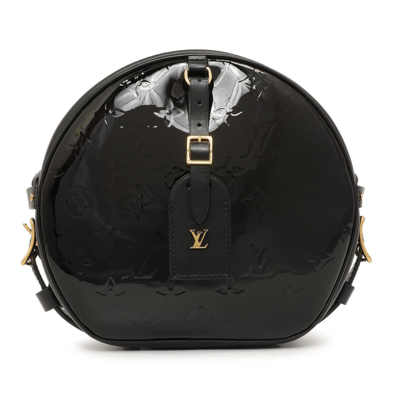 Exclusive Louis Vuitton Black Vernis Boite Chapeau Souple MM — Side View