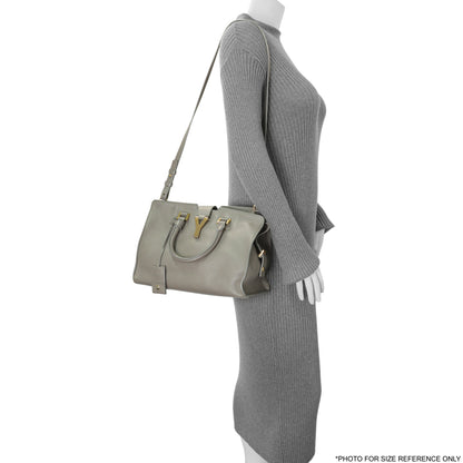 Exclusive Saint Laurent Grey Calfskin Small Classic Y Cabas — Alternate View 12