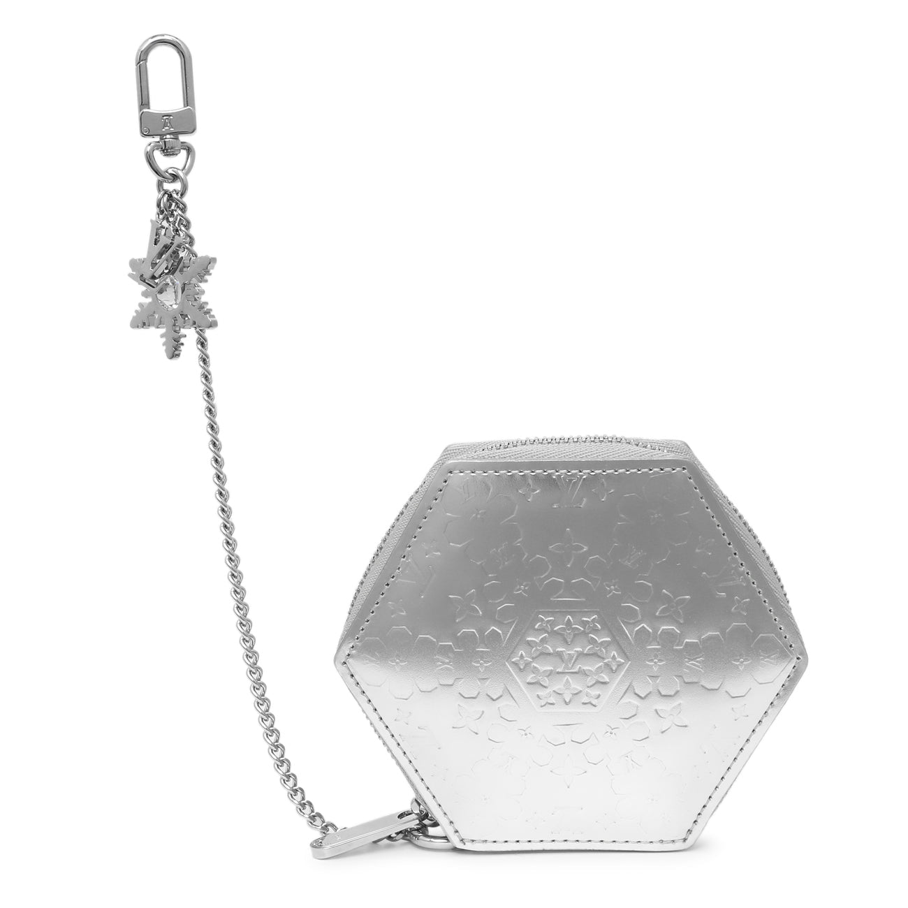 Exclusive Louis Vuitton Vernis Flocon Snowflake Coin Purse — Front View