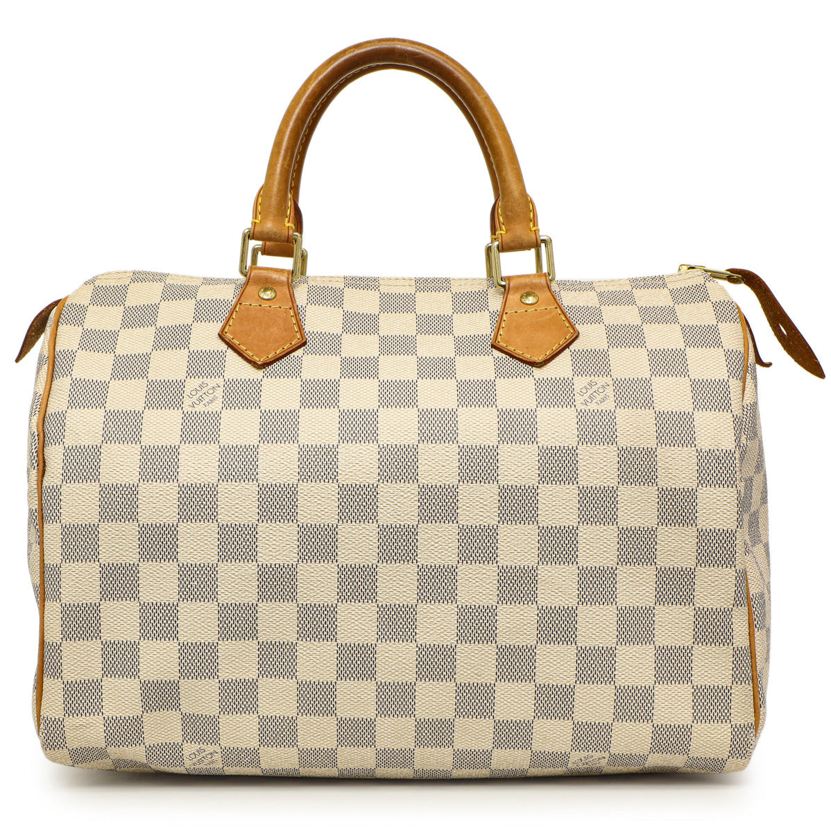 Exclusive Louis Vuitton Damier Azur Speedy 30 — Front View