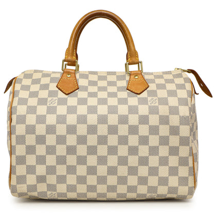 Exclusive Louis Vuitton Damier Azur Speedy 30 — Front View
