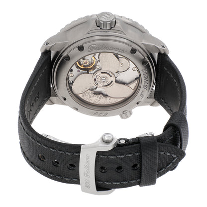 Exclusive Blancpain Titanium Fifty Fathoms 500 Fathoms GMT 50021-12B30-52B — Side View