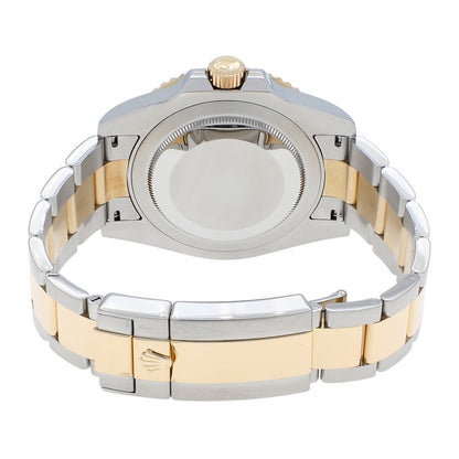 Exclusive Rolex 18K Yellow Gold Stainless Steel GMT Master II 116713 — Side View