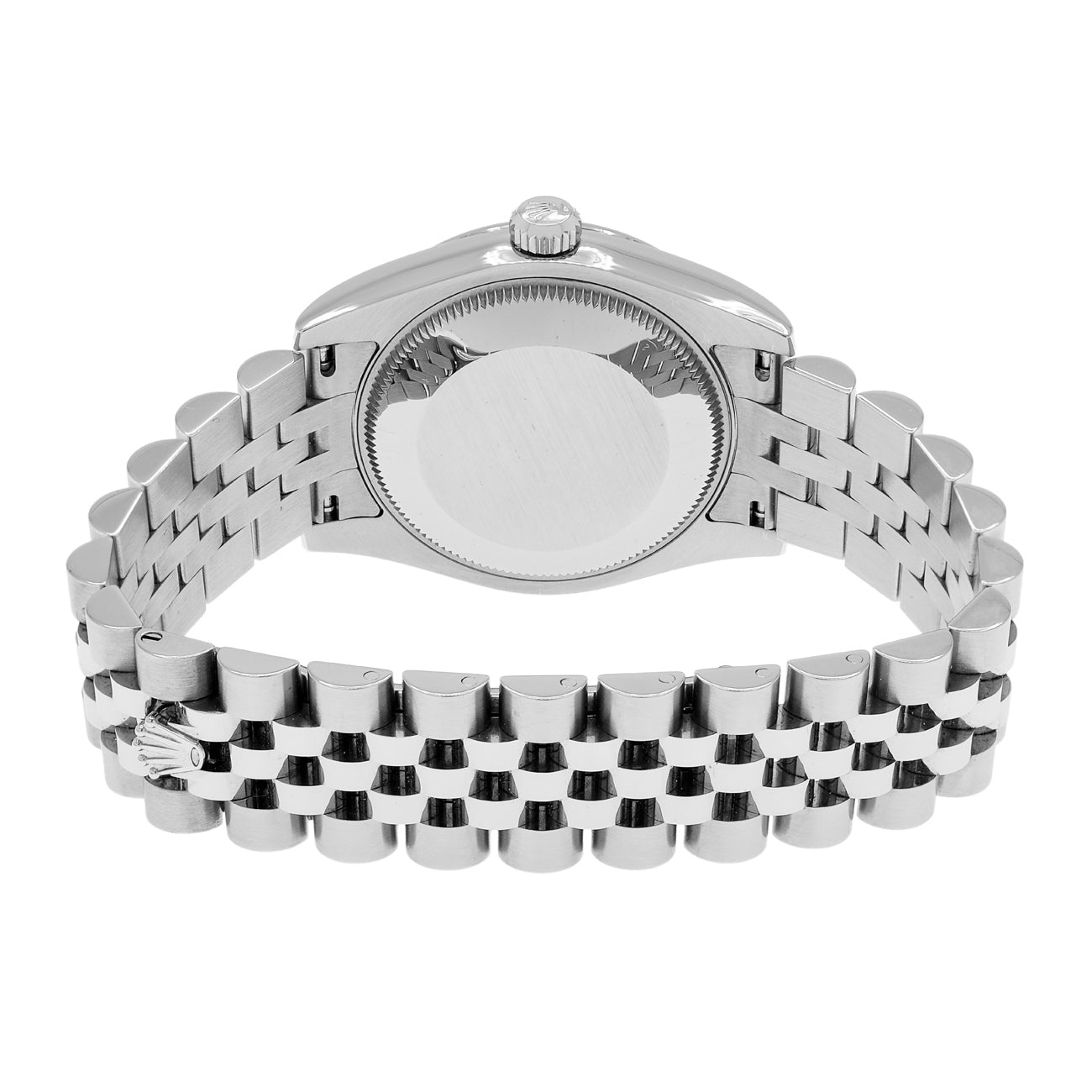 Exclusive Rolex Stainless Steel 18K White Gold Diamond Datejust 31 178274 — Side View