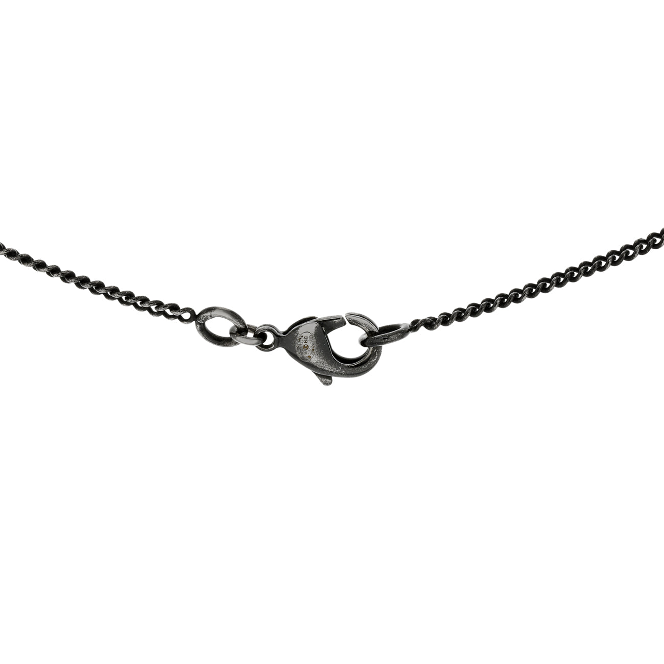 Exclusive Chanel CC Pearl Drop Pendant Necklace — Side View