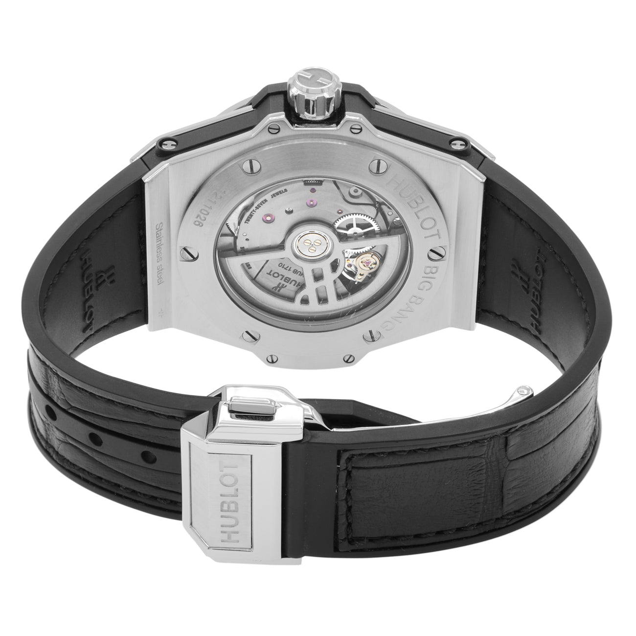Exclusive Hublot Stainless Steel Diamond Big Bang One Click 465.SX.1170.RX.0904 — Side View