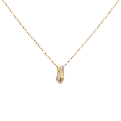 Exclusive Cartier 18K Trinity Necklace — Front View