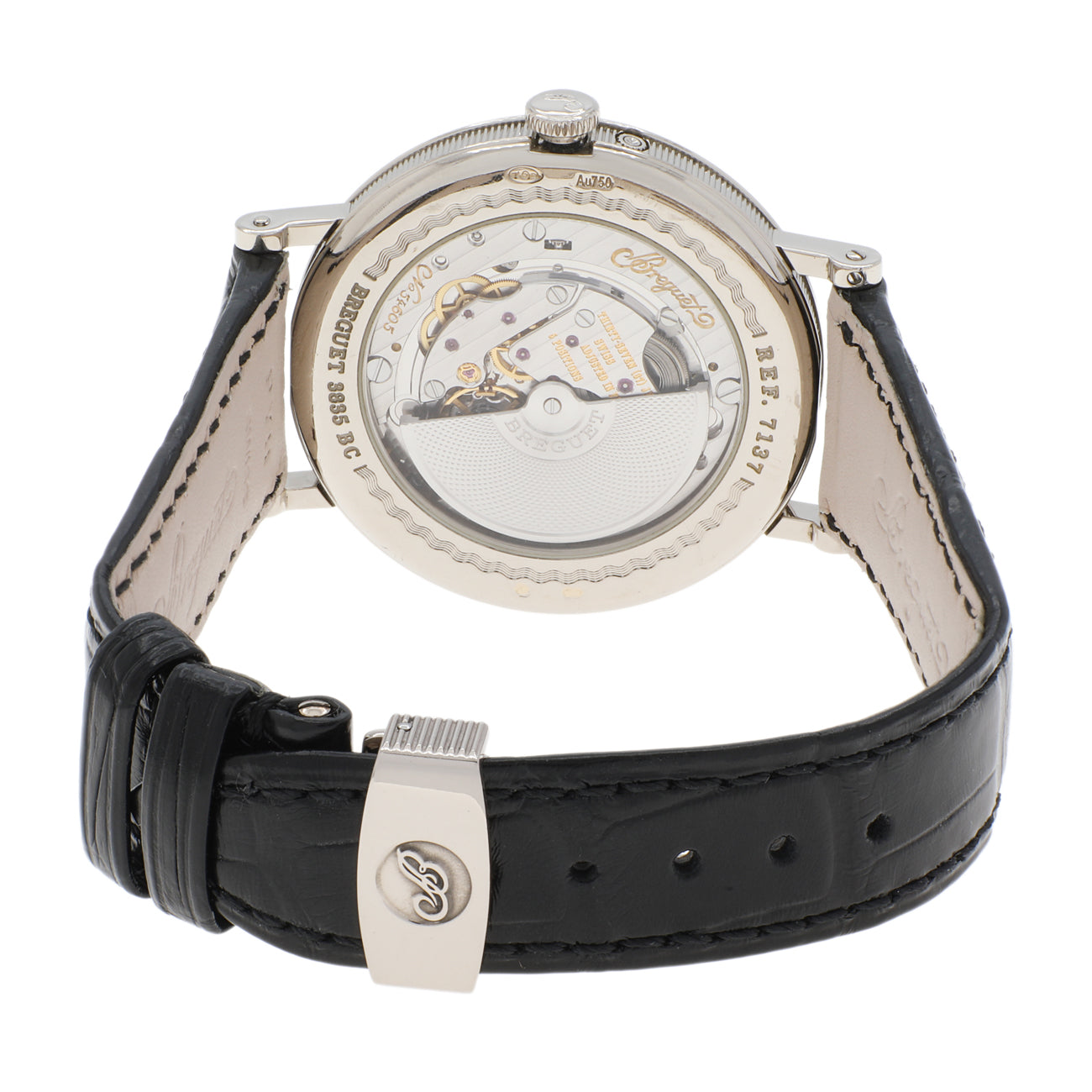 Exclusive Breguet 18K White Gold Classique 7137BB/11/9V6 — Side View