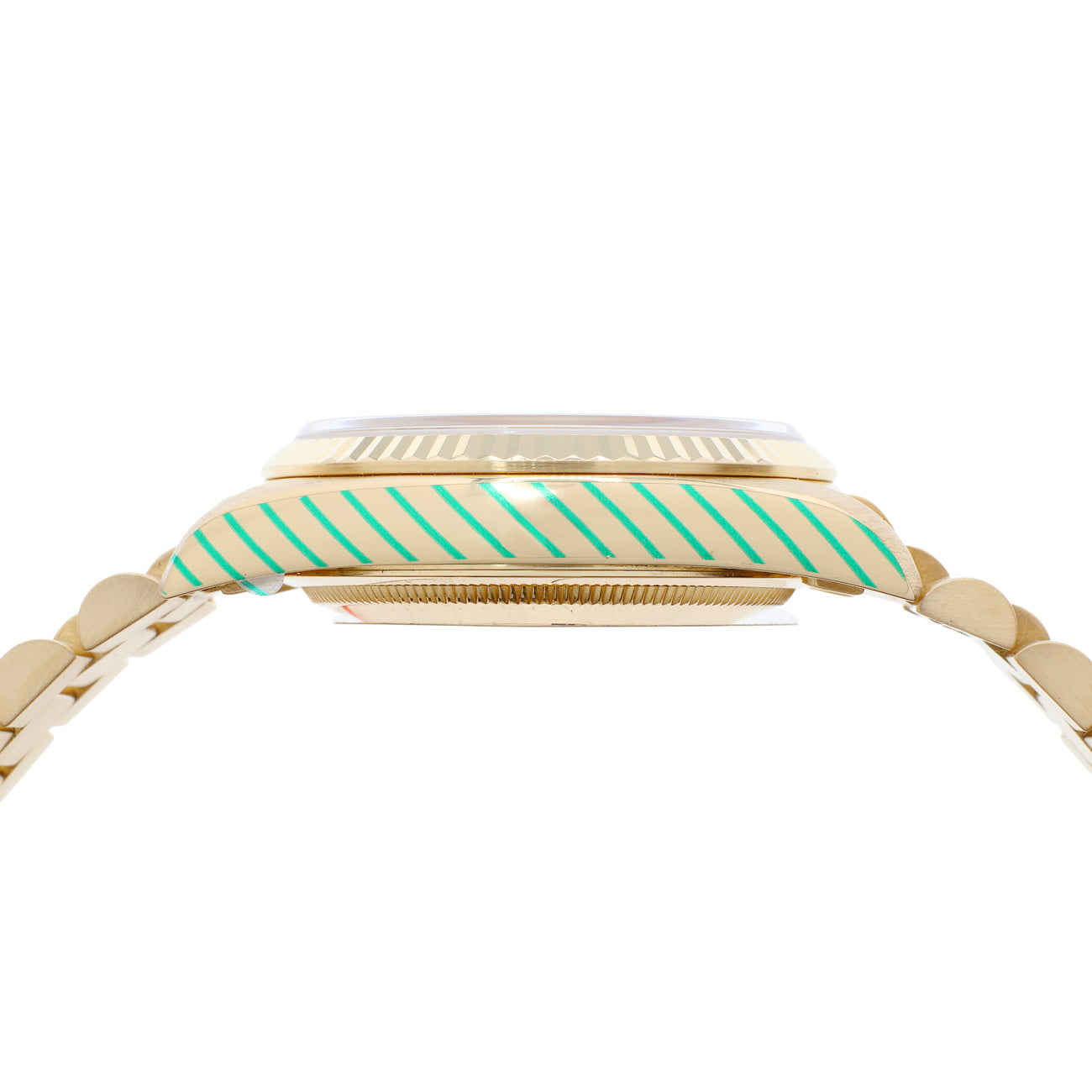Exclusive Rolex 18K Yellow Gold Day-Date President 18238 — Back View
