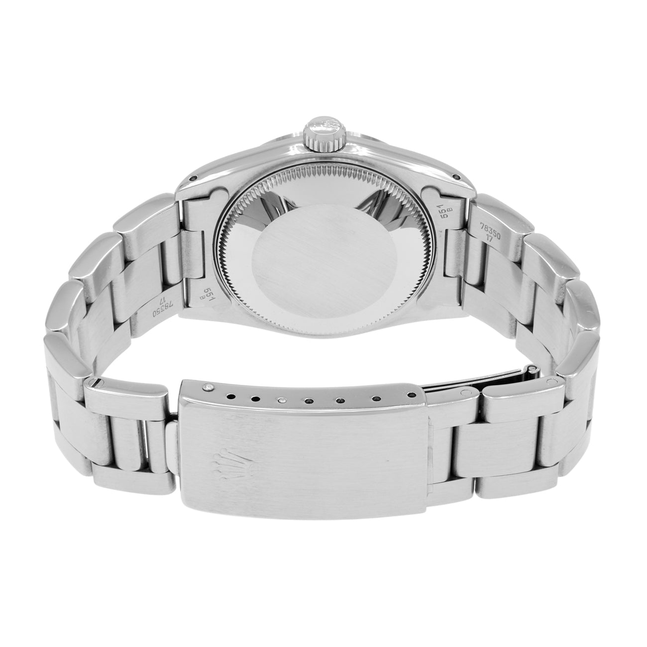 Exclusive Rolex Stainless Steel Oyster Perpetual 31 67480 — Side View