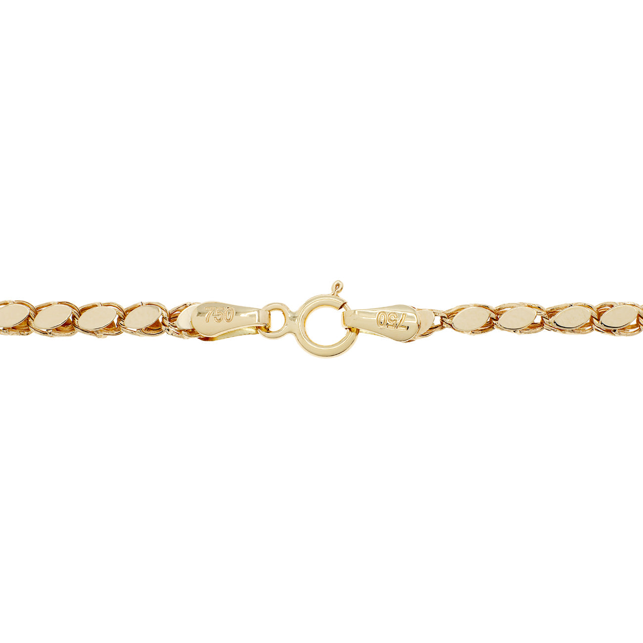 Exclusive 18K Yellow Gold Bracelet — Side View