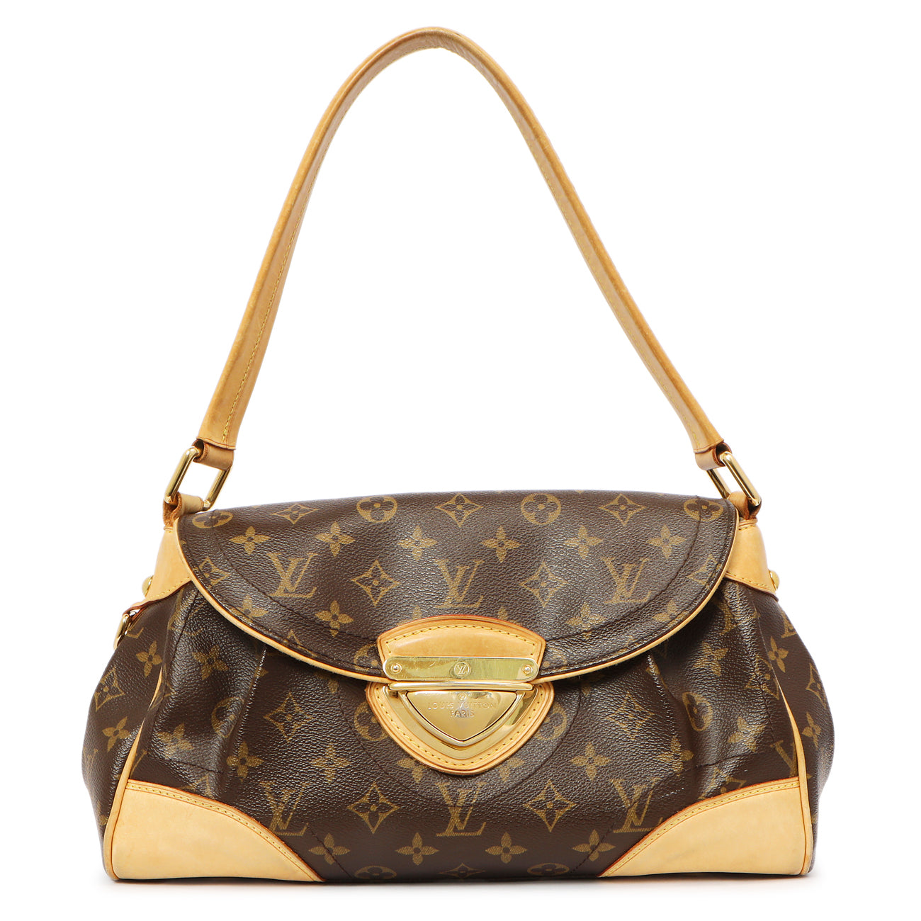 Exclusive Louis Vuitton Monogram Beverly MM — Front View