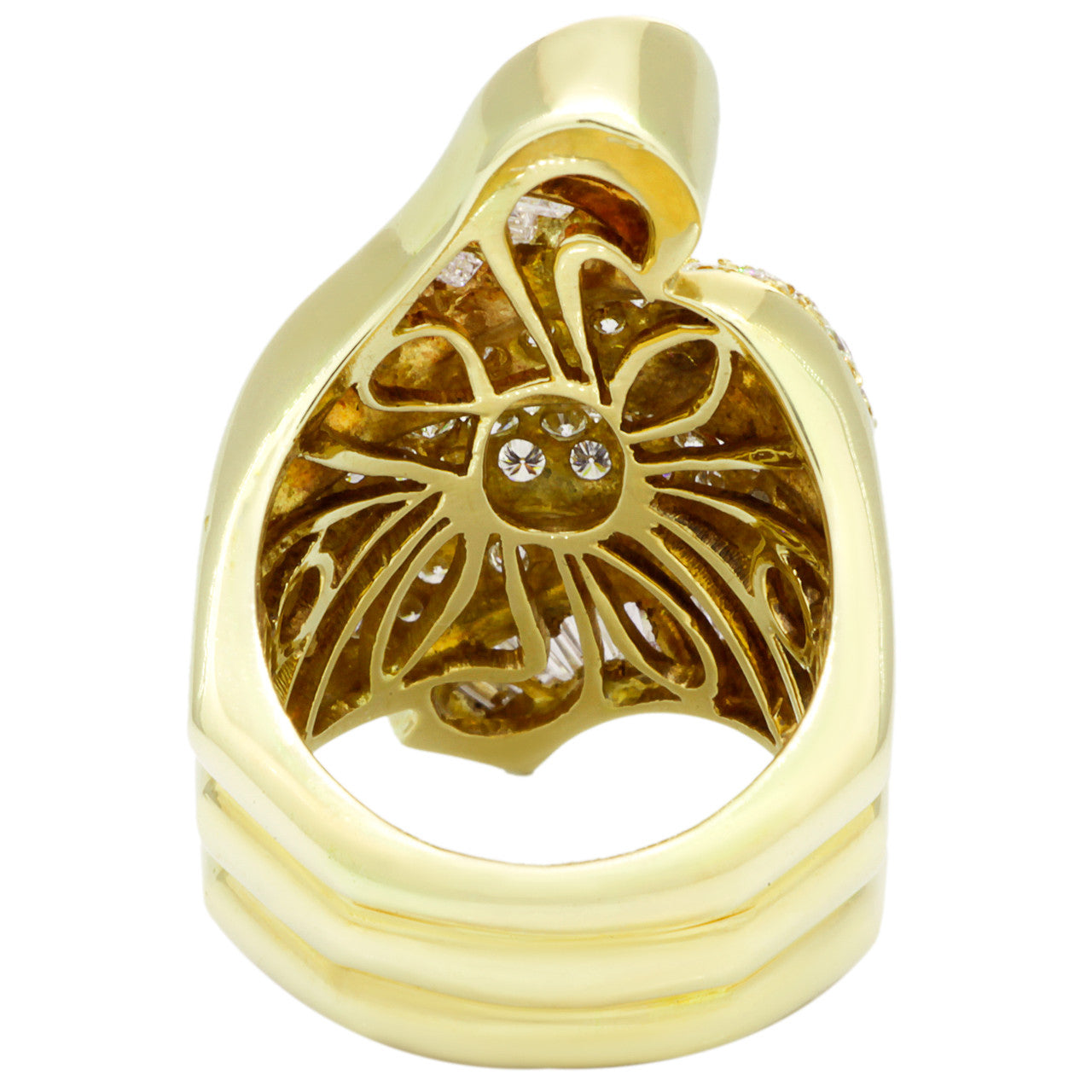Exclusive 18K Yellow Gold 2.32 Carat Diamond Ring — 5 — Side View