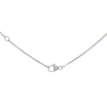 Exclusive De Beers 18K White Gold Aura Fancy Brown Diamond Pendant Necklace — Back View