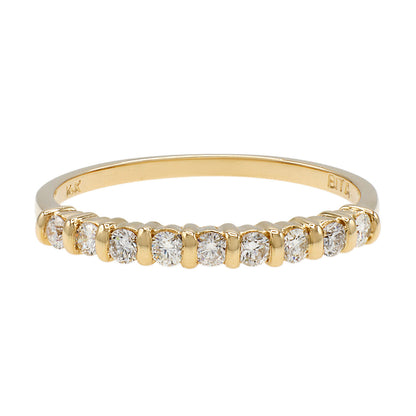 Exclusive 14K Tri Color Diamond Ring Set — 5.5 — Lifestyle View