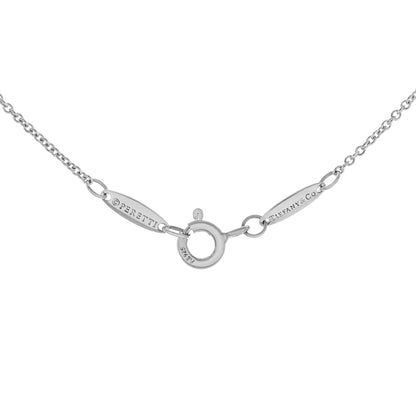 Exclusive Tiffany & Co. Sterling Silver Diamonds by the Yard Single Diamond Pendant — Back View