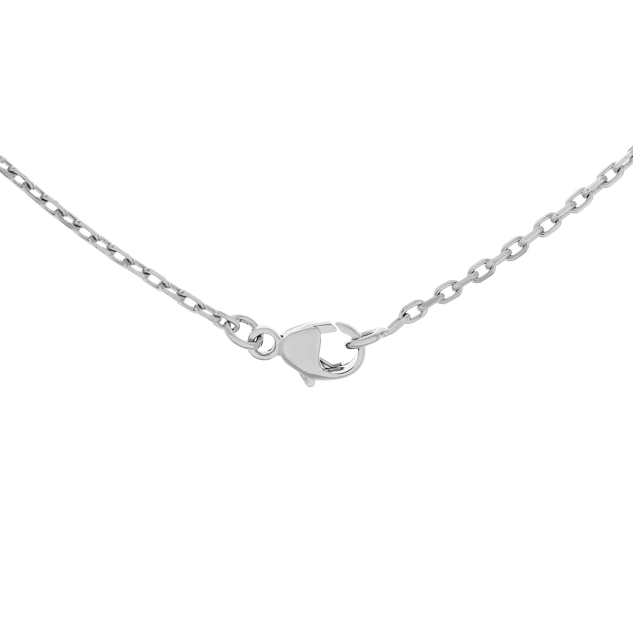 Exclusive Hermes Black Swift O'Kelly Pendant Necklace — Back View
