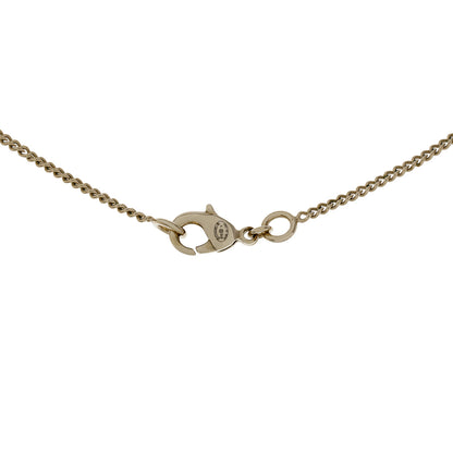 Exclusive Chanel Pearl Crystal CC Pendant Necklace — Back View